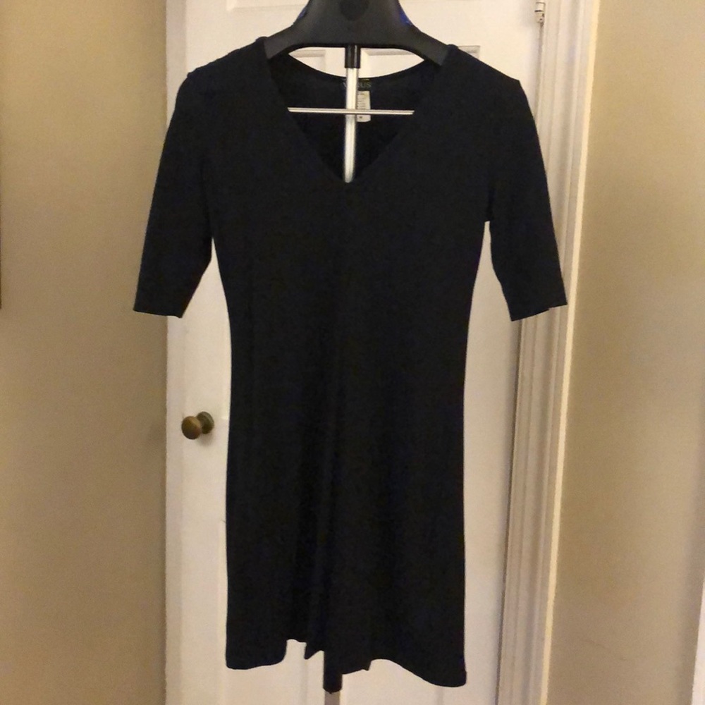 V neck T-shirt dress